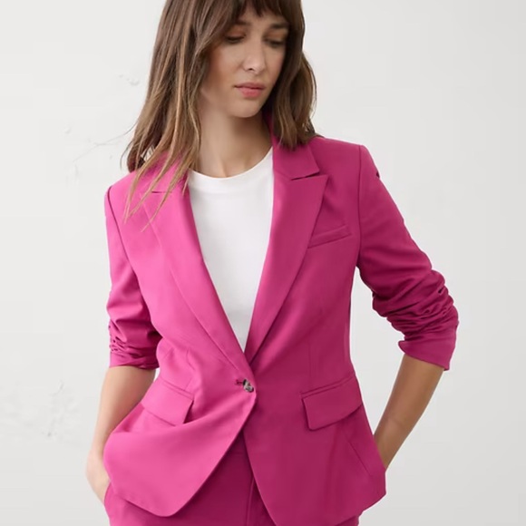 Banana Republic Factory Fuchsia Pantsuit - Picture 2 of 4